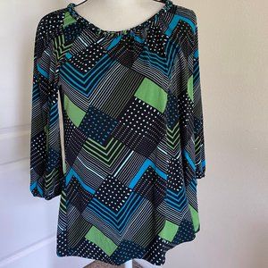 Women Round Neck Office Work Blouses